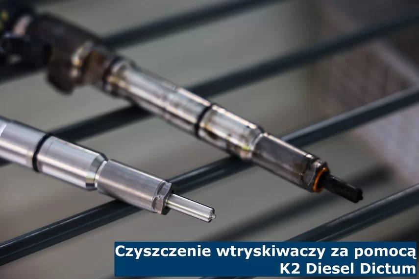 Czyszczenie wtryskiwaczy za pomocą K2 Diesel Dictum