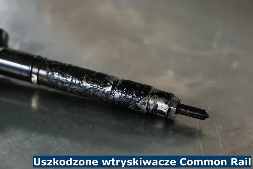 Uszkodzone wtryskiwacze Common Rail