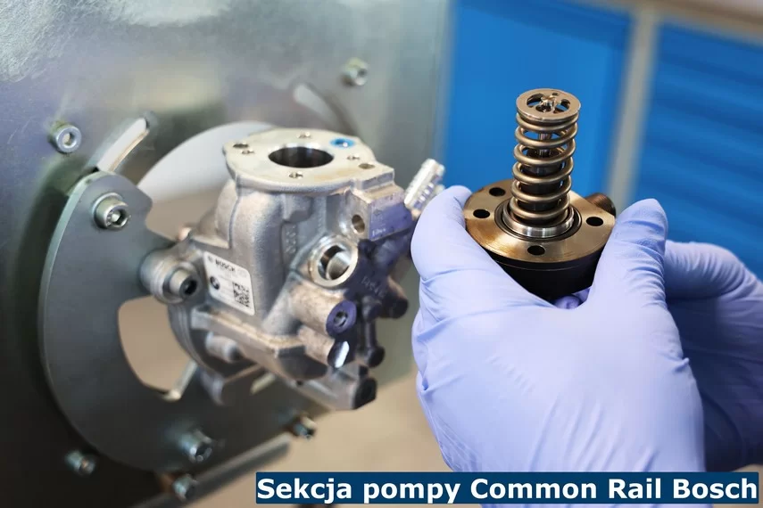 Krzywka, sprężyny, sekcja pompy Common Rail Bosch