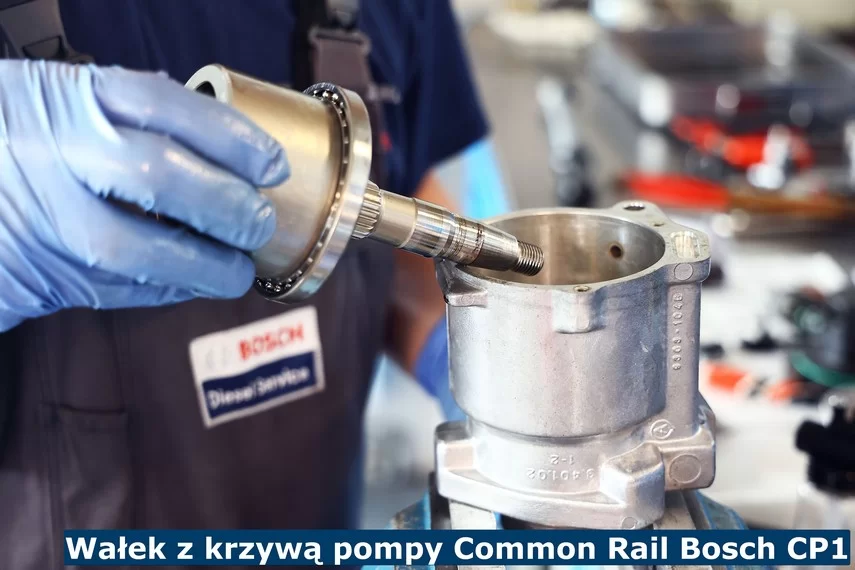 Wałek z krzywka pompy Common Rail Bosch CP1