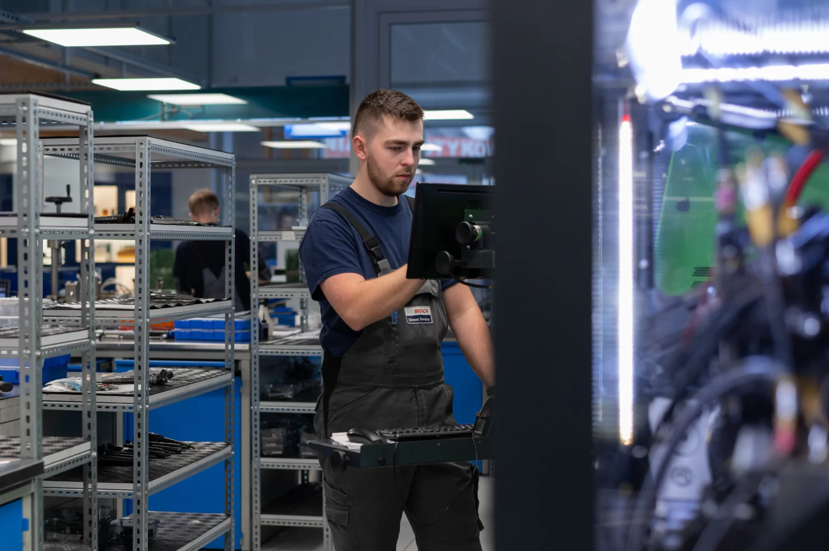 Wtryski widok na pracownię Pracownia regeneracja Denso