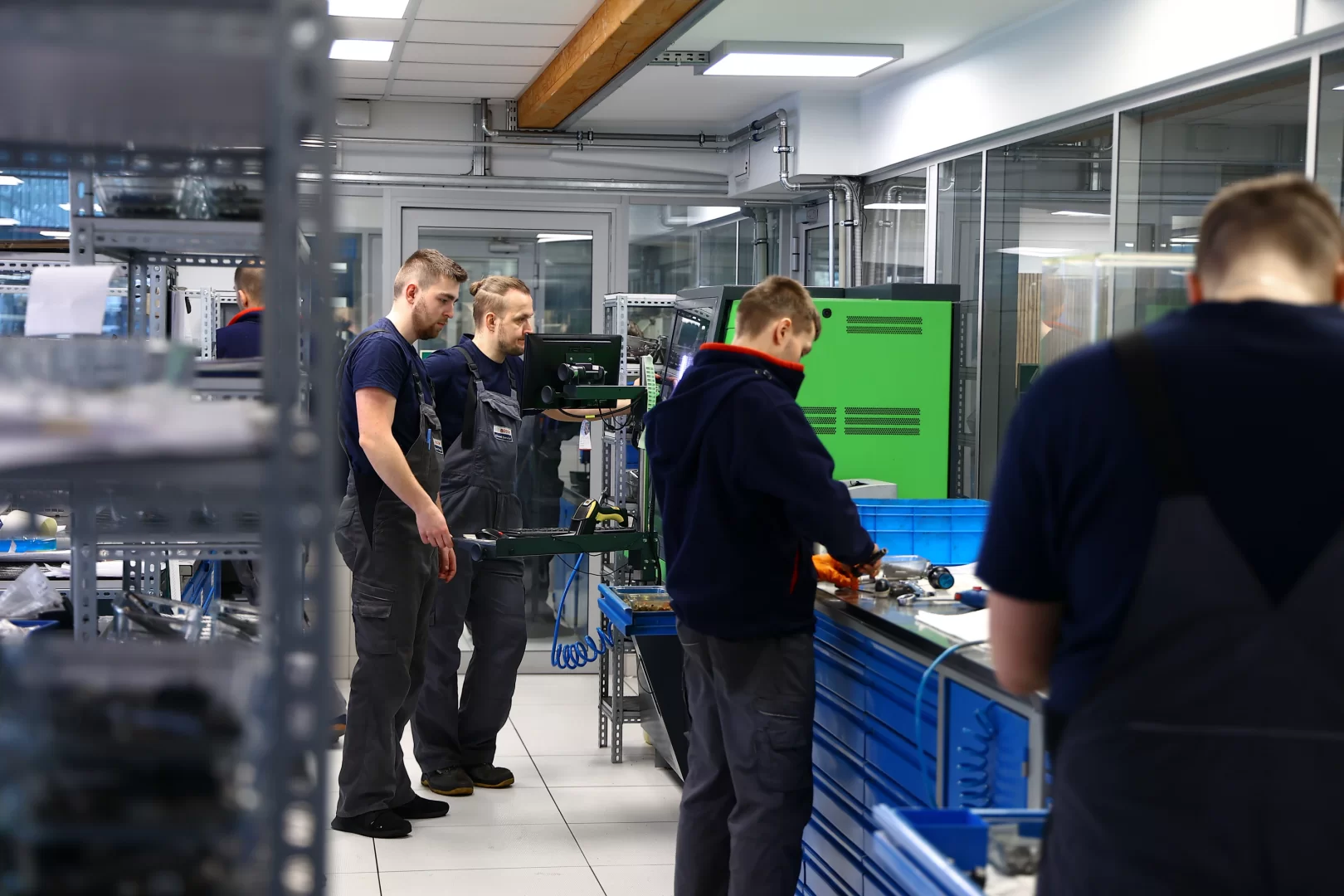 Wtryski widok na pracownię Pracownia regeneracja Denso