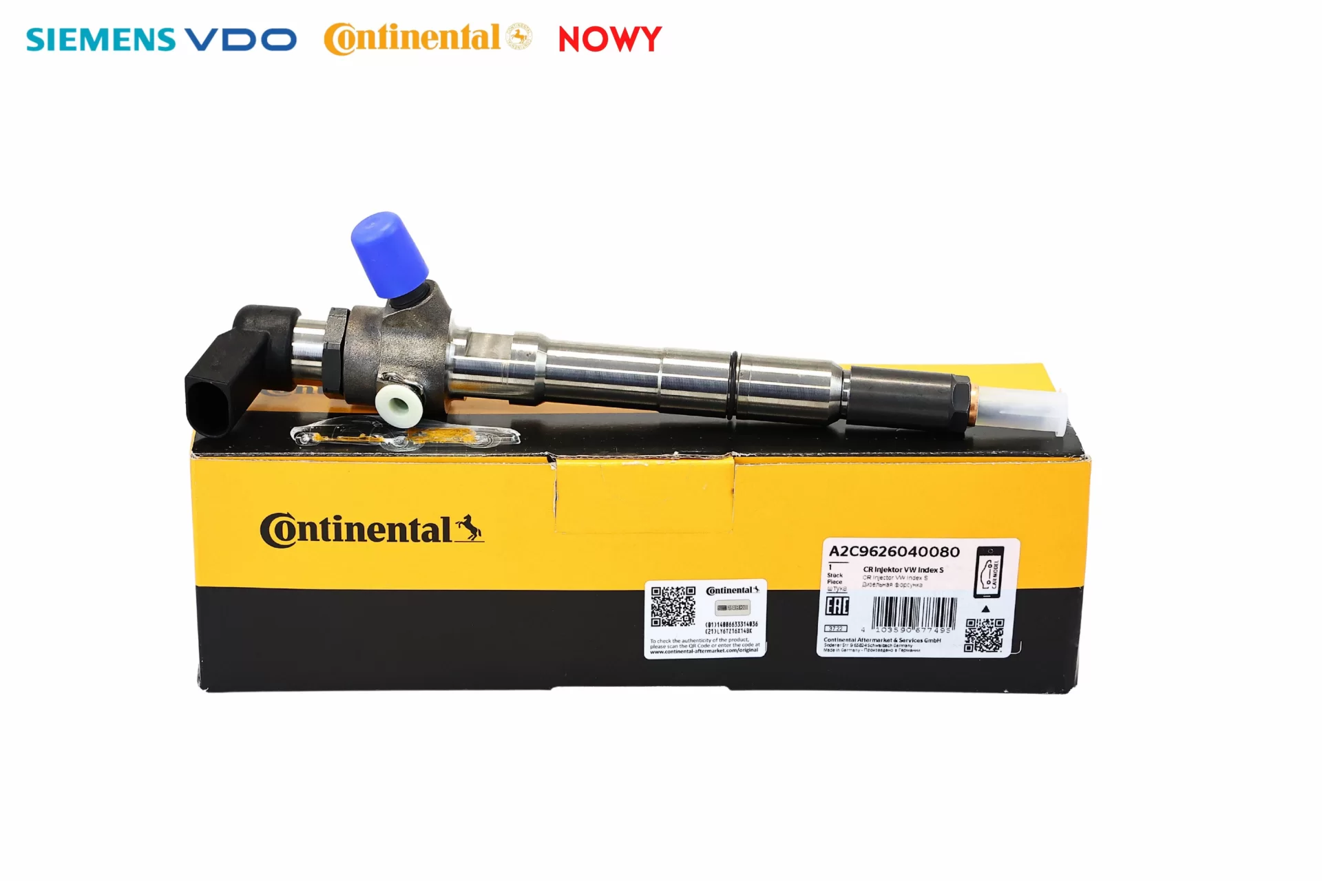 Wtryski Continental 03L130277B VDO A2C9626040080 nowy cena Wtryski Continental 03L130277B VDO A2C9626040080 nowy cena