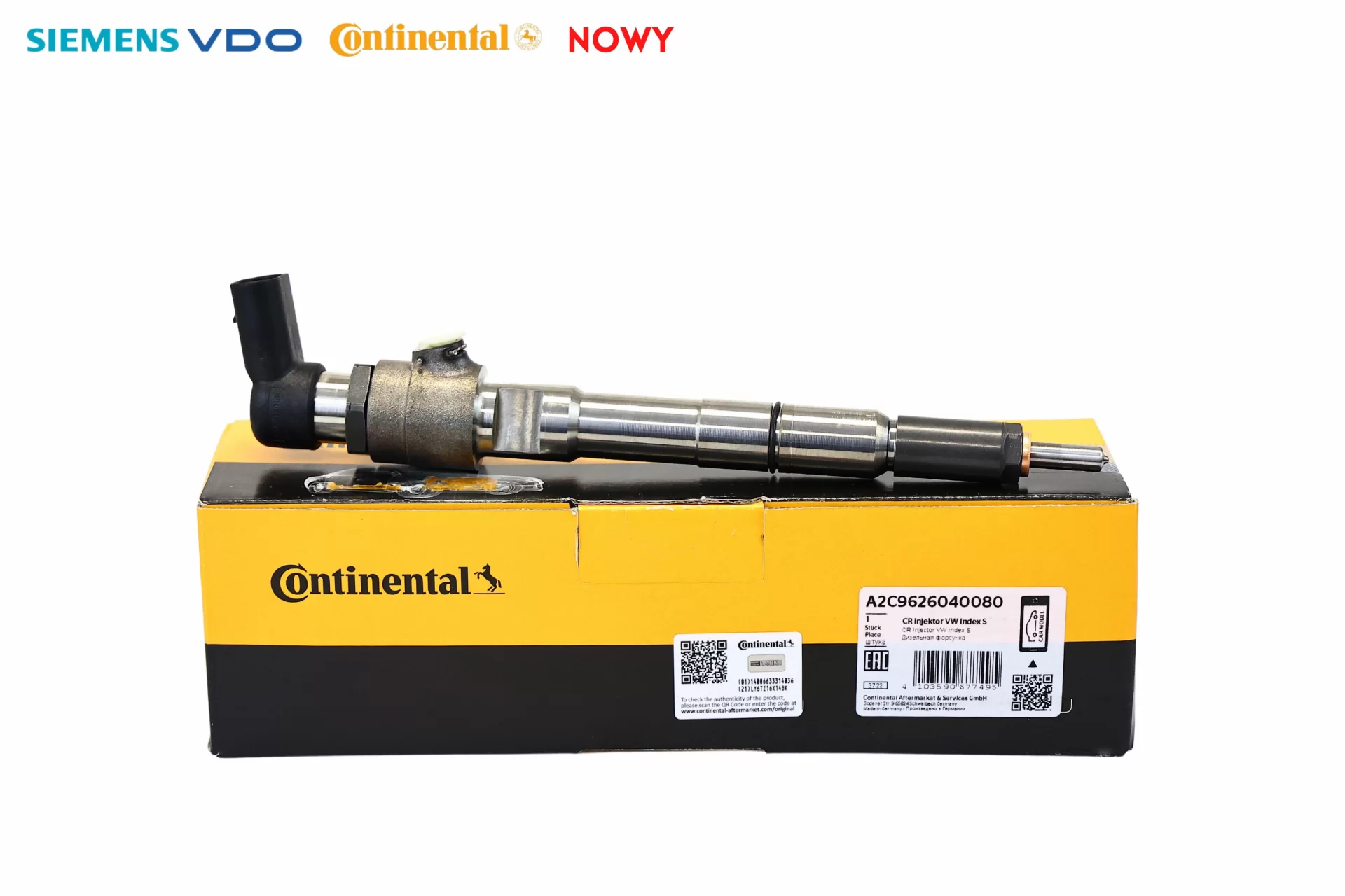 Wtryskiwacze A2C9626040080 03L130277B Continental Skoda Yeti nowy cena Wtryskiwacze A2C9626040080 03L130277B Continental Skoda Yeti nowy cena