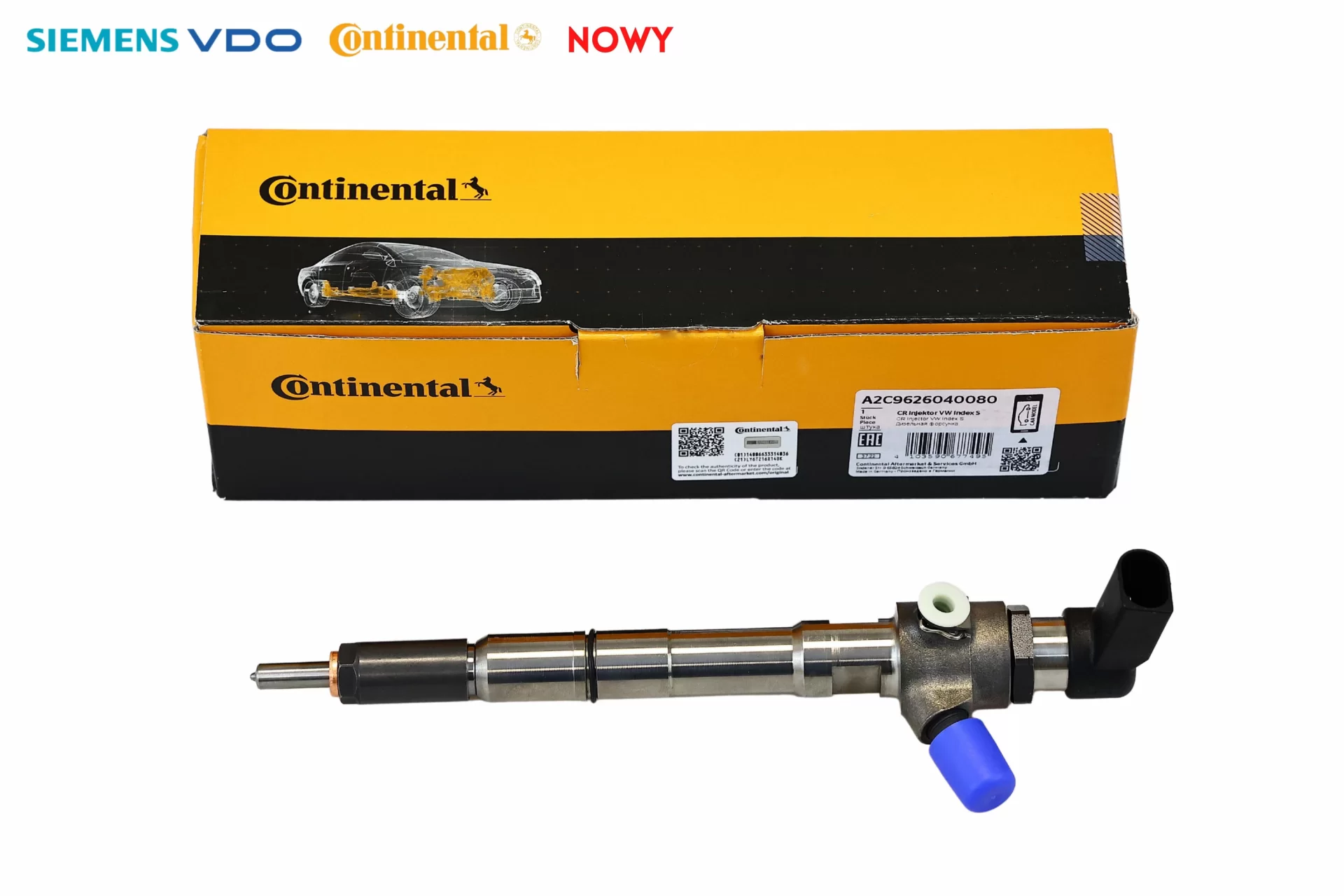Wtryskiwacze A2C9626040080 03L130277B Continental VW Passat nowy cena Wtryskiwacze A2C9626040080 03L130277B Continental VW Passat nowy cena