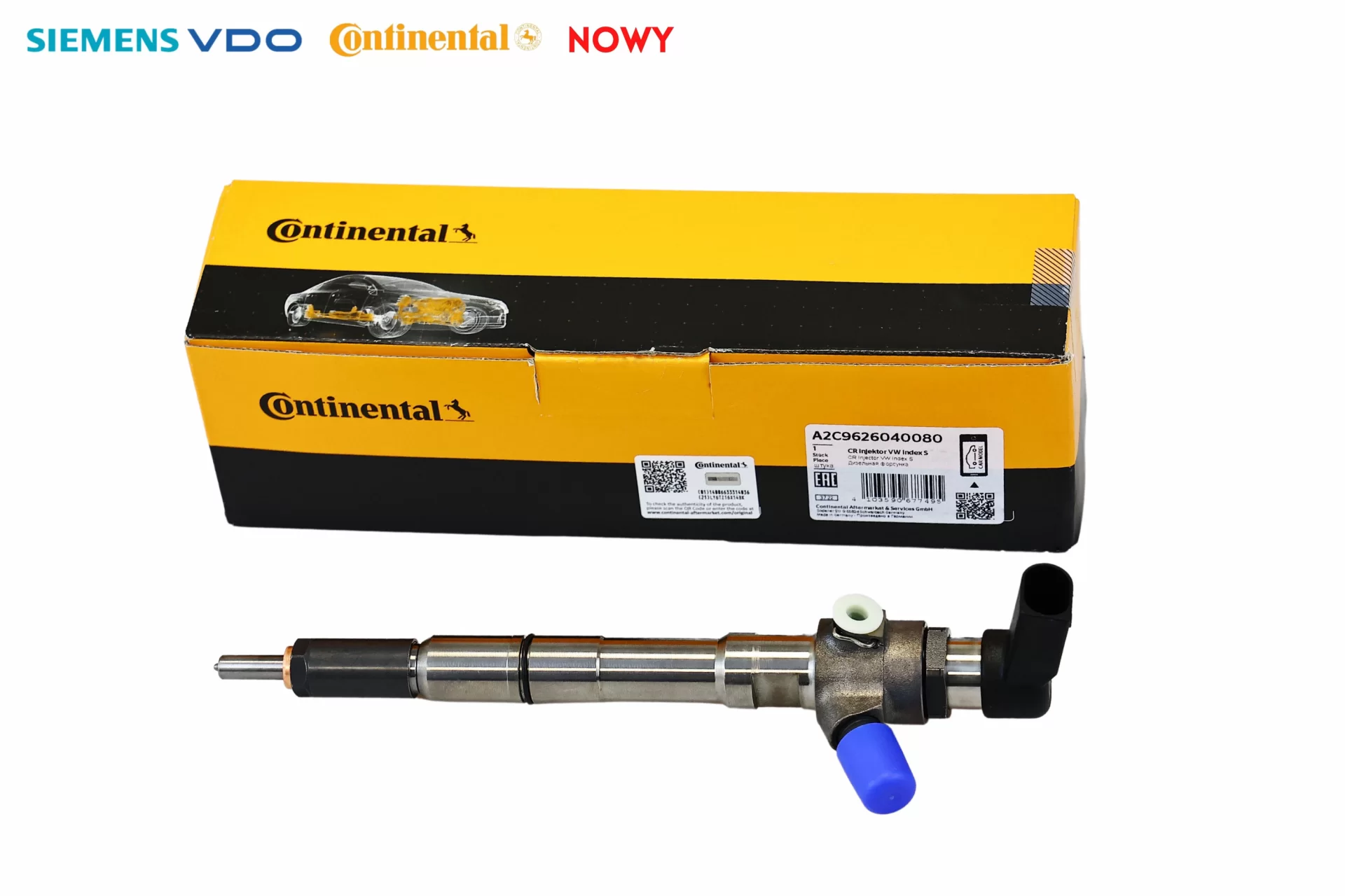 Wtryskiwacze A2C9626040080 03L130277B Continental VW Jetta nowy cena Wtryskiwacze A2C9626040080 03L130277B Continental VW Jetta nowy cena