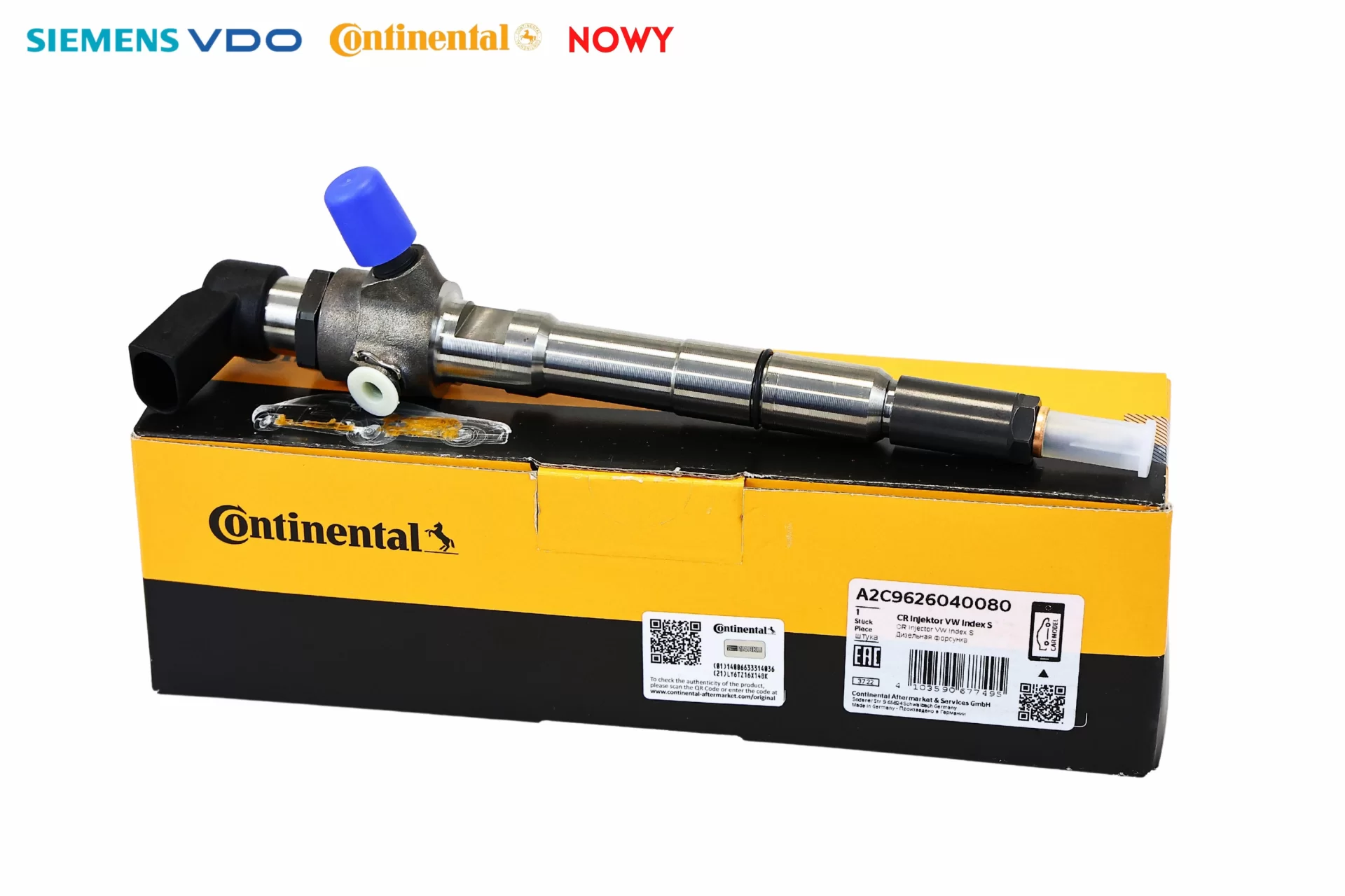 Wtryskiwacze A2C9626040080 03L130277B Continental VW Golf nowy cena Wtryskiwacze A2C9626040080 03L130277B Continental VW Golf nowy cena