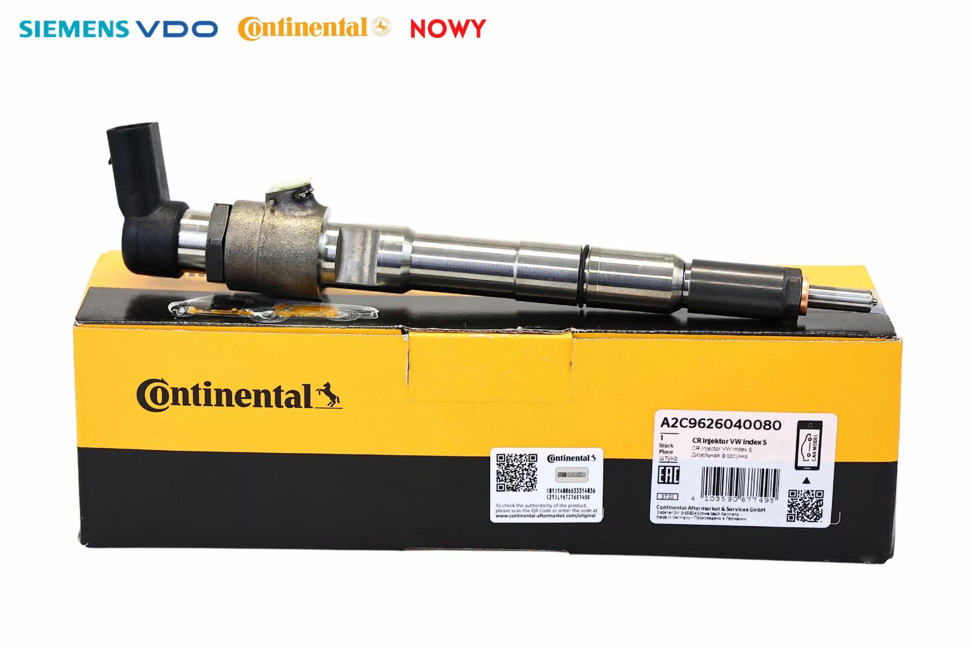 Wtryskiwacze A2C9626040080 03L130277B Continental Audi A1 nowy cena Wtryskiwacze A2C9626040080 03L130277B Continental Audi A1 nowy cena