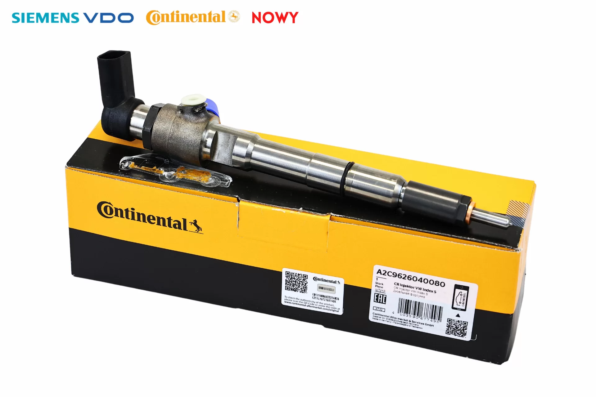 Wtryski Siemens 03L130277B A2C9626040080 Audi A3 nowy cena Wtryski Siemens 03L130277B A2C9626040080 Audi A3 nowy cena