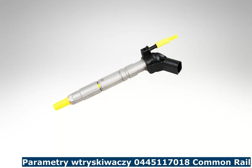 Parametry wtryskiwaczy 0445117018 Common Rail