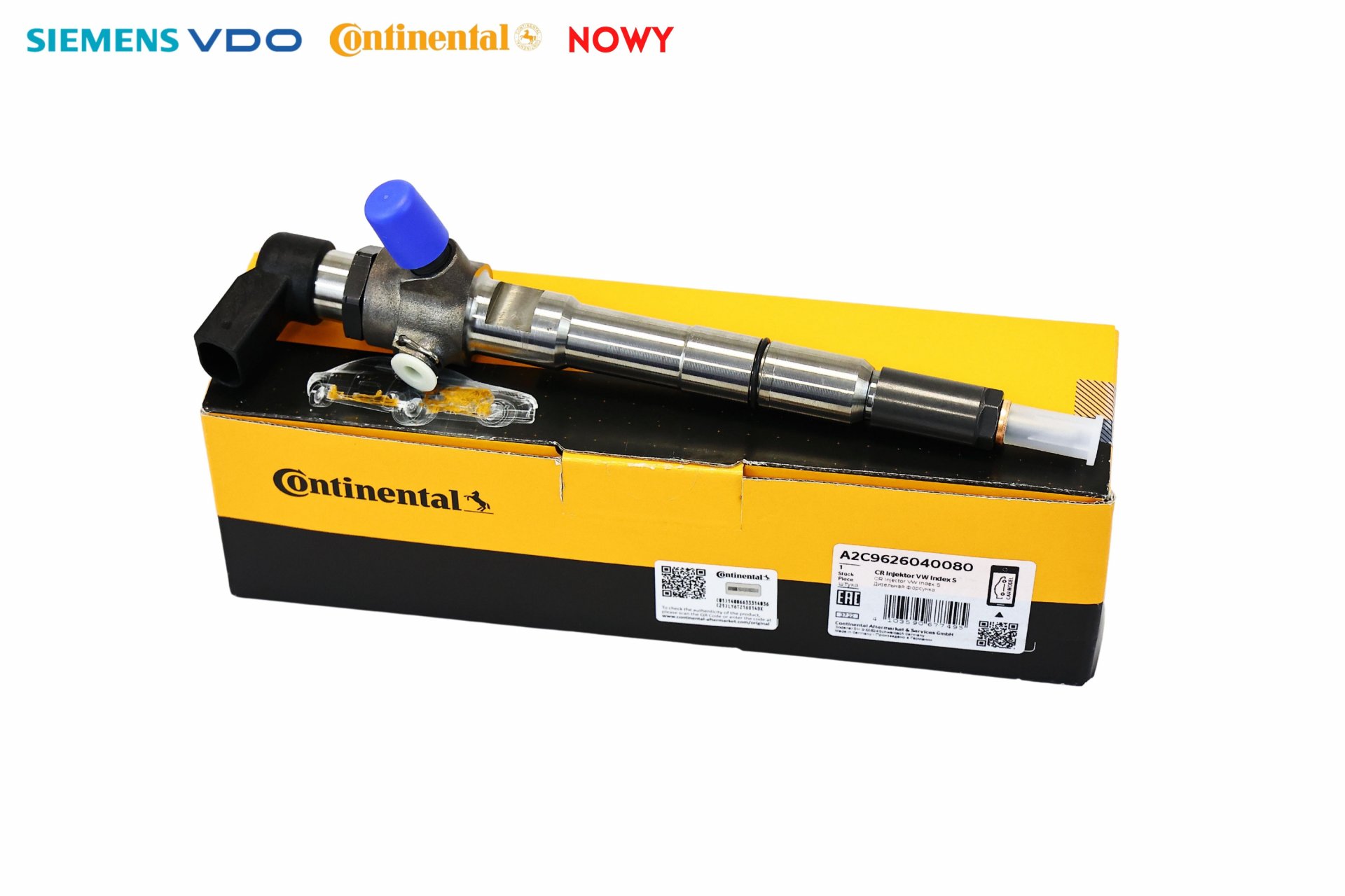Wtryskiwacze VOLKSWAGEN Polo VDO A2C9626040080 03L130277S nowy cena Wtryskiwacze VOLKSWAGEN Polo VDO A2C9626040080 03L130277S nowy cena
