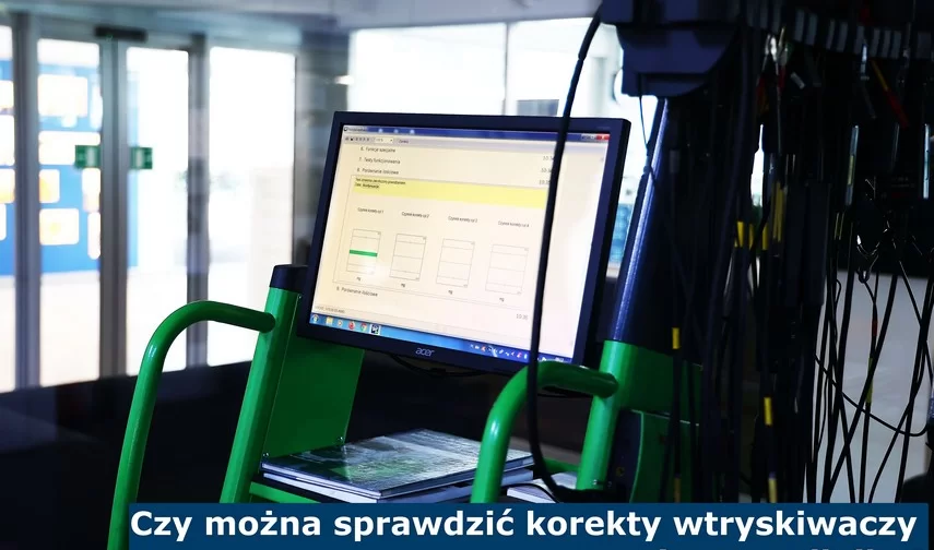 Czy można sprawdzić korekty wtryskiwaczy na zimnym silniku?