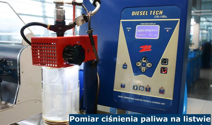 POMIAR CIŚNIENIA PALIWA NA LISTWIE A LOKALIZOWANIE PROBLEMÓW