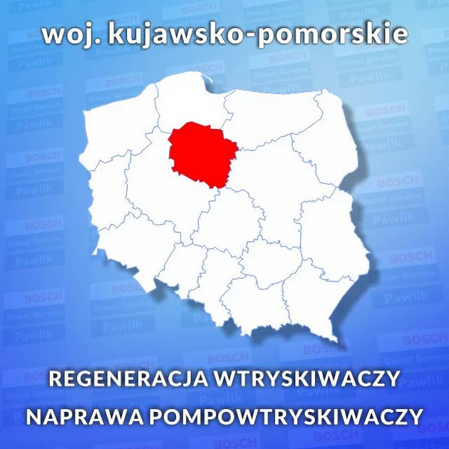 regeneracja wtryskiwaczy kujawsko-pomorskie