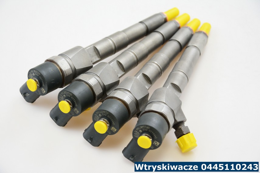 Wtryskiwacze 0445110243 Zdjęcie wtryskiwaczy o numerze 0445110243