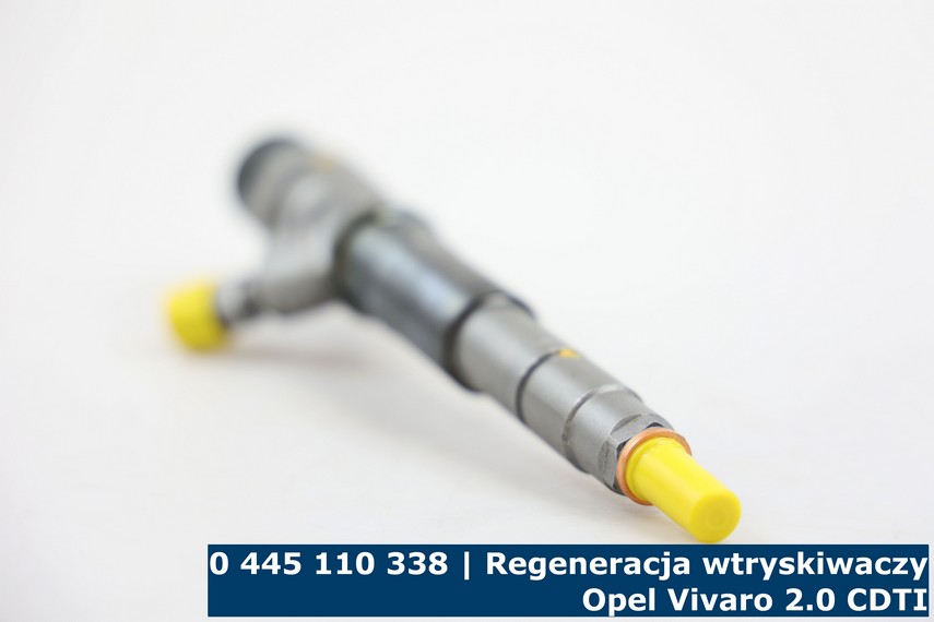 Regeneracja wtryskiwaczy Opel Vivaro 0445110338