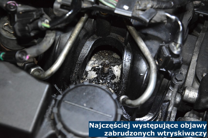 Najczęściej występujące objawy zabrudzonych wtryskiwaczy Objawy brudnych wtryskiwaczy