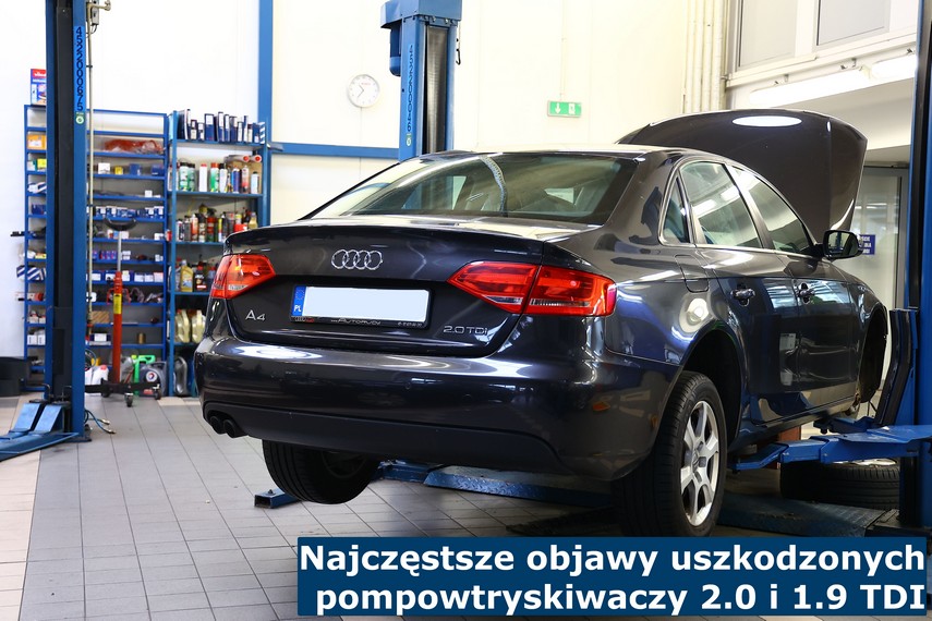 Najczęstsze objawy uszkodzonych pompowtryskiwaczy 2.0 i 1.9 TDI Objawy uszkodzonego pompowtryskiwacza