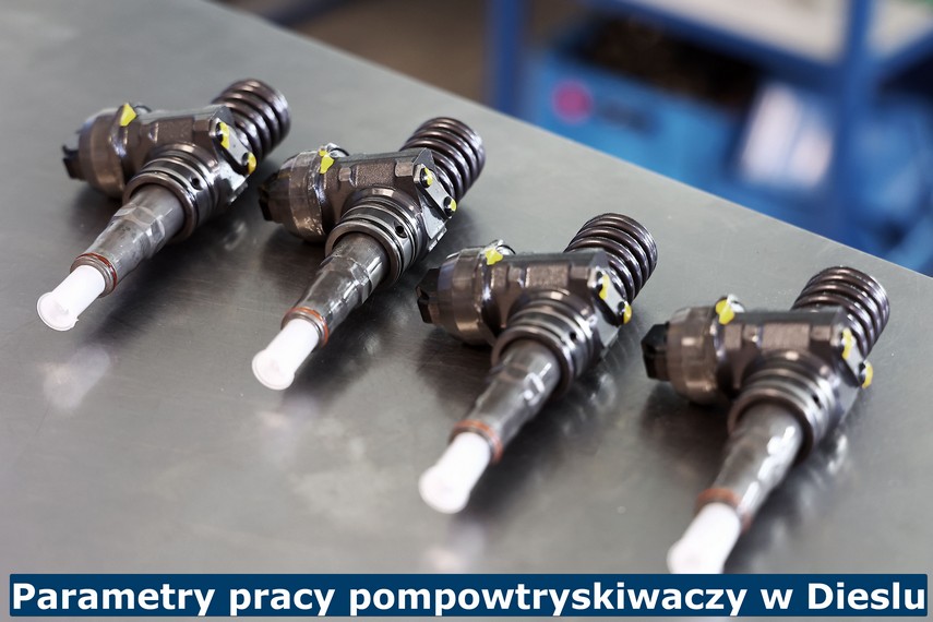 Parametry pracy pompowtryskiwaczy w Dieslu Parametry pracy pompowtryskiwaczy