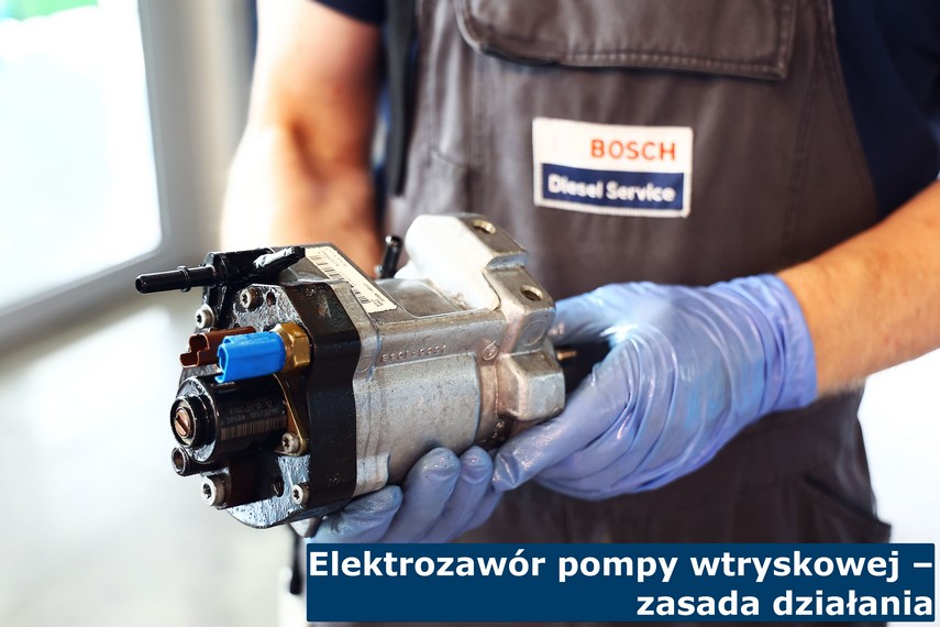 Elektrozawór pompy wtryskowej – zasada działania Zasada działania elektrozaworu