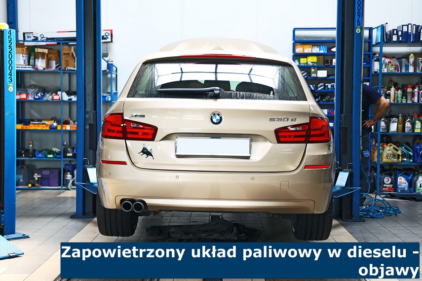Zapowietrzony układ paliwowy w dieselu - objawy Objawy zapowietrzonego układu paliwowego