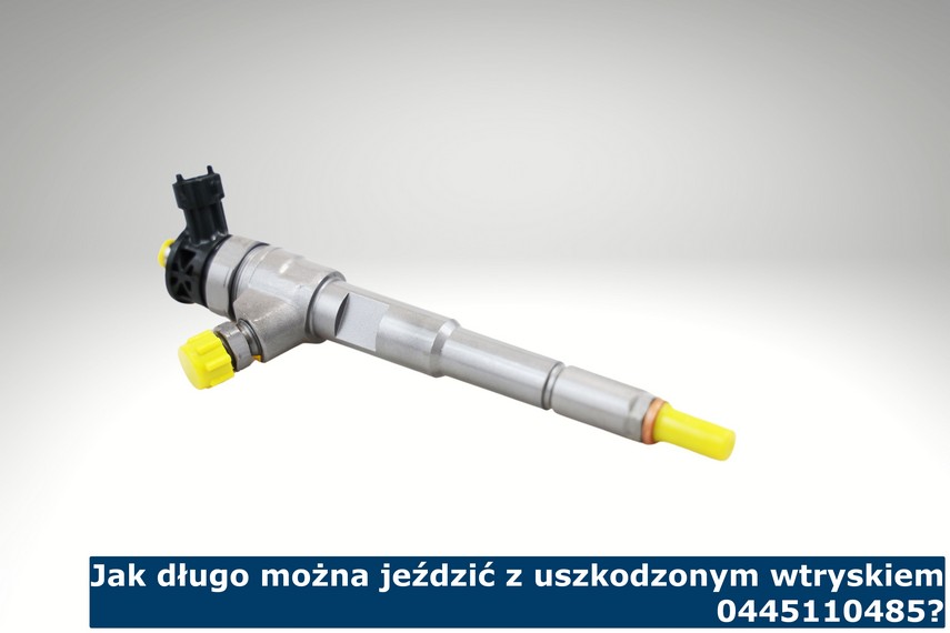 Jak długo można jeździć z uszkodzonym wtryskiem 0445110485? Czy można jeździć z uszkodzonym wtryskiem 0445110485?