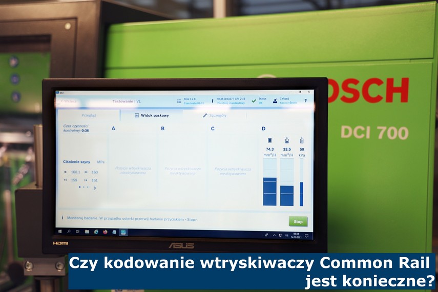 Czy kodowanie wtryskiwaczy Common Rail jest konieczne? Czy kodowanie wtryskiwaczy jest konieczne?