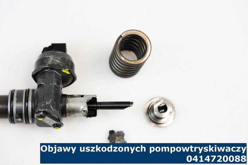 Objawy uszkodzonych pompowtryskiwaczy 0414720088 Typowe objawy uszkodzonego pompowtrysku