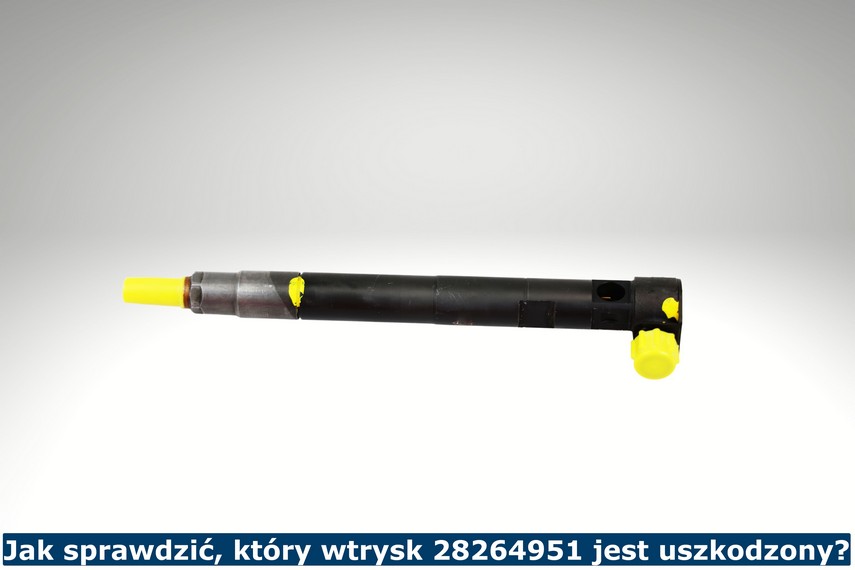 Jak sprawdzić, który wtrysk 28264951 jest uszkodzony? Uszkodzony wtrysk 28264951 po naprawie