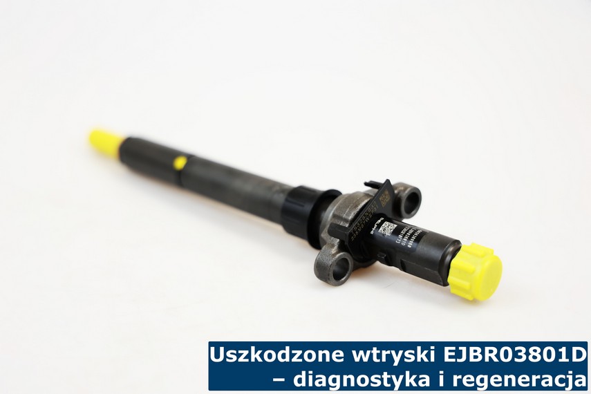 Uszkodzone wtryski EJBR03801D – diagnostyka i regeneracja Uszkodzony wtrysk EJBR03801D po diagnostyce i regeneracj