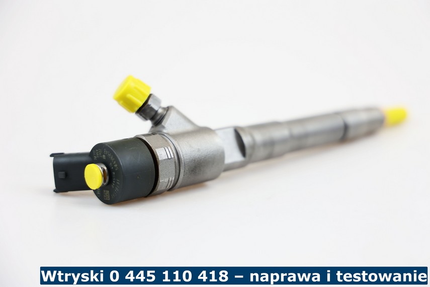 Wtryski 0 445 110 418 – naprawa i testowanie Wtrysk 0 445 110 418 po naprawie i testowaniu