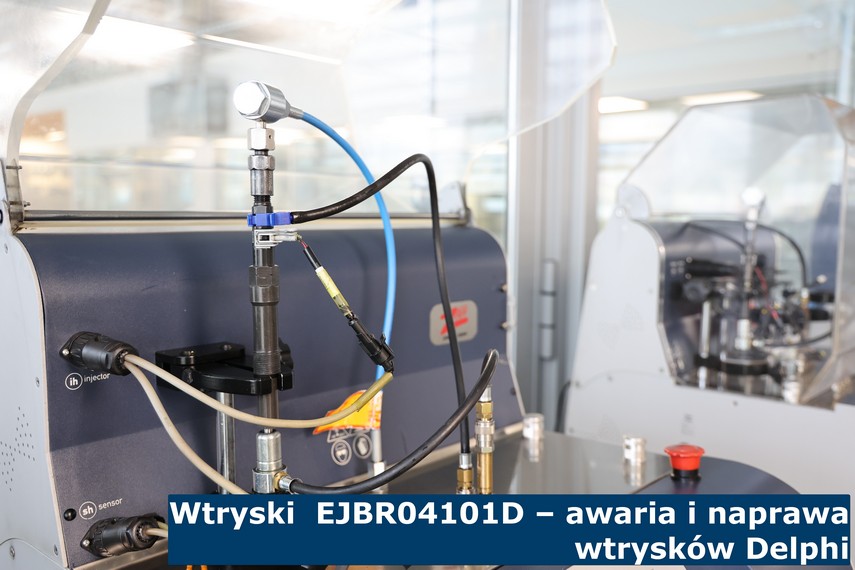 Wtryski EJBR04101D – awaria i naprawa wtrysków Delphi Wtryski EJBR04101D podczas naprawy w naszym salonie