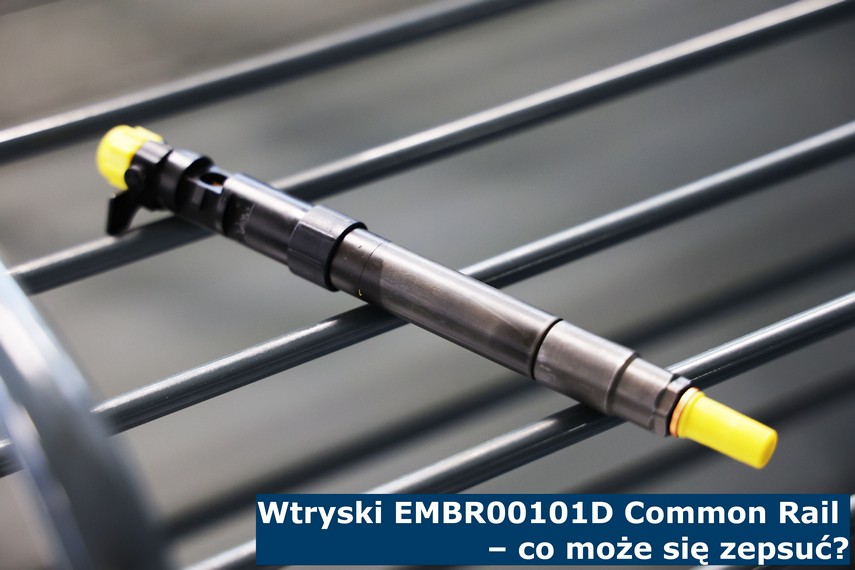Wtryski EMBR00101D Common Rail po naprawie zepsutego elementu
