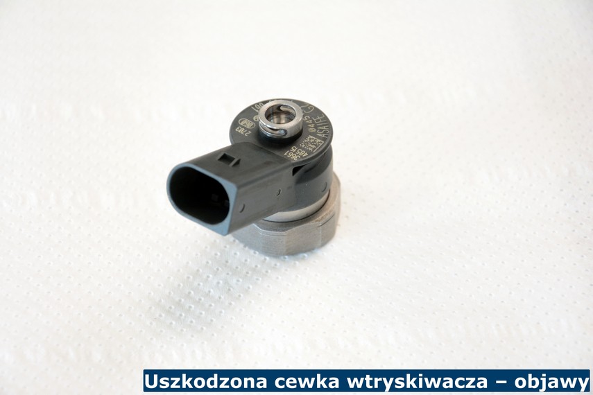 Uszkodzona cewka wtryskiwacza – objawy Cewka wtryskiwacza Common Rail