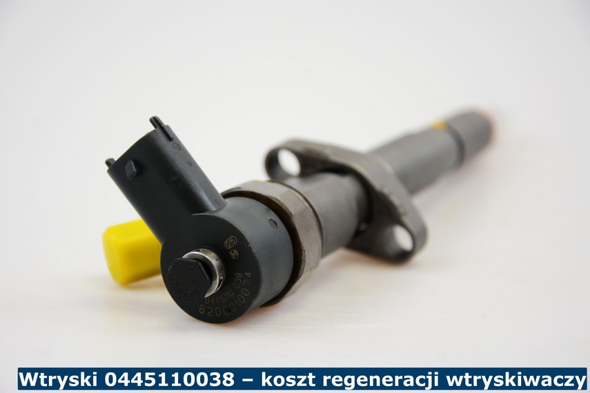 Wtryski 0445110038 – koszt regeneracji wtryskiwaczy Wtrysk 0445110038 po regeneracji