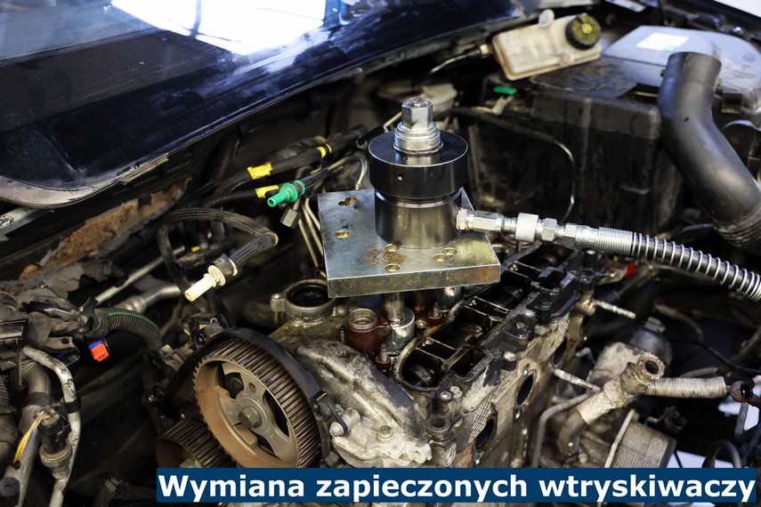 Wymiana zapieczonych wtryskiwaczy Wymiana zapieczonych wtrysków