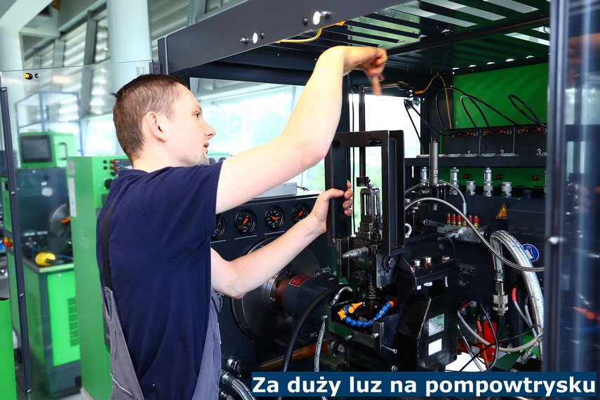 Za duży luz na pompowtrysku Za duży luz na pompowtrysku - co oznacza?