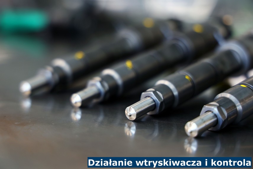 Działanie wtryskiwacza i kontrola Działanie wtryskiwacza i kontrola