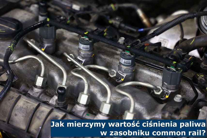 Jak mierzymy wartość ciśnienia paliwa w zasobniku common rail? Jak zmierzyć ciśnienie paliwa w szynie common rail?