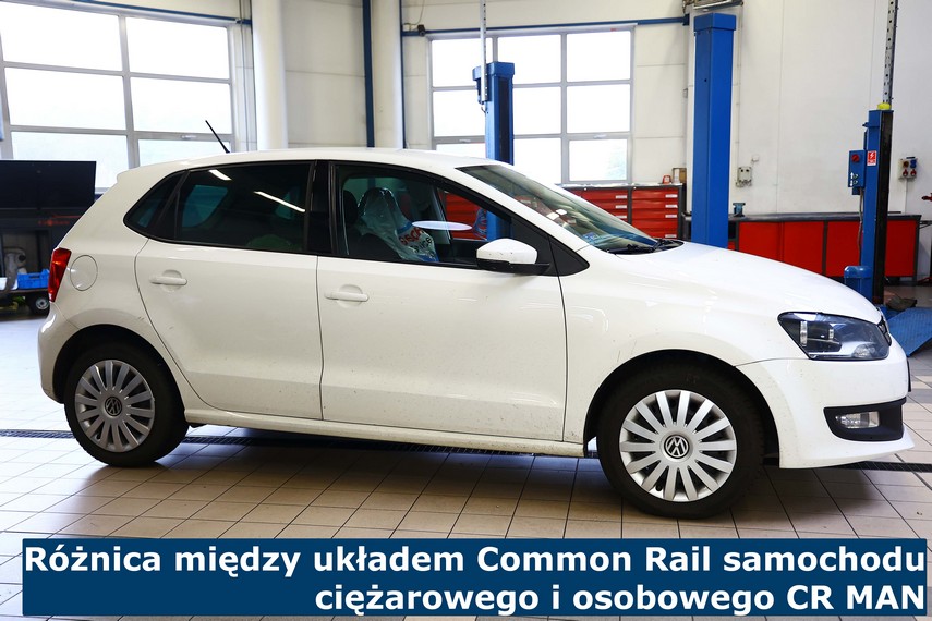 Różnica między układem Common Rail samochodu ciężarowego i osobowego CR MAN Układ Common Rail w samochodzie ciężarowym i osobowym