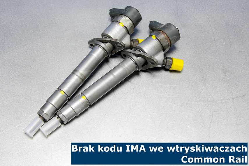 Brak kodu IMA we wtryskiwaczach Common Rail Brak kodu IMA sprawi, że wtryskiwacze będą pracować niepoprawnie