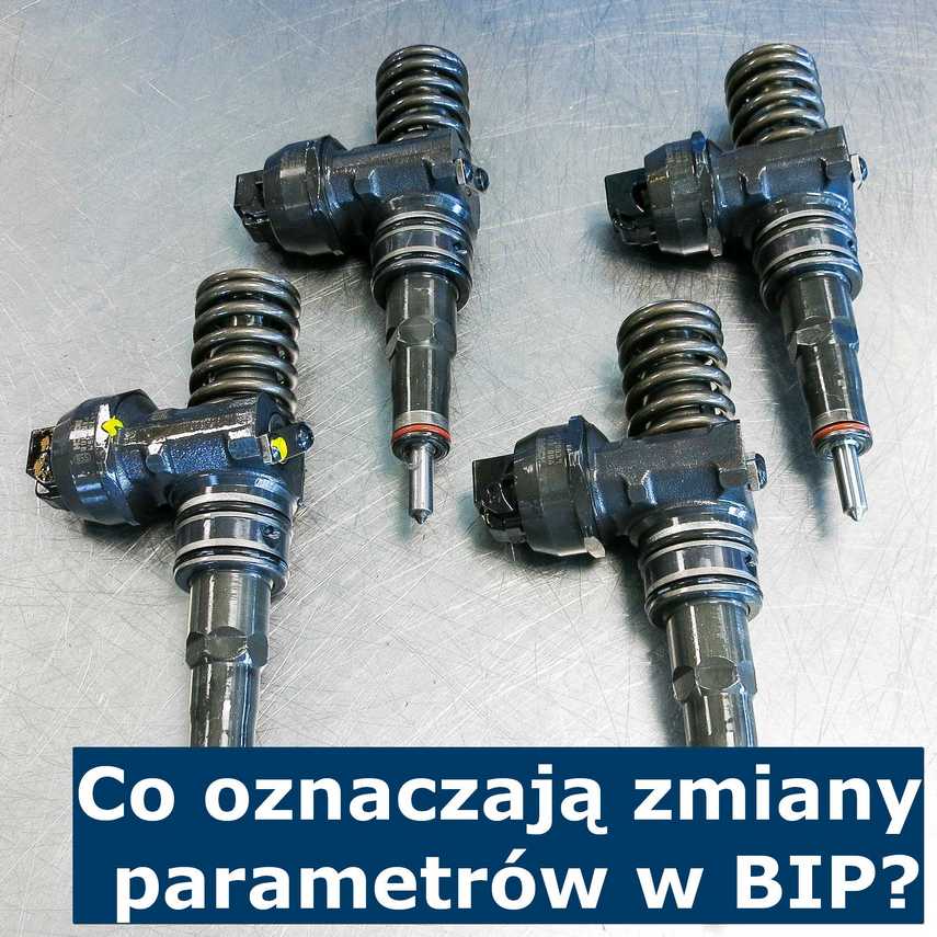 Co oznaczają zmiany parametrów w BIP? Zmiana momentu rozpoczęcia wtrysku - konieczność regeneracji
