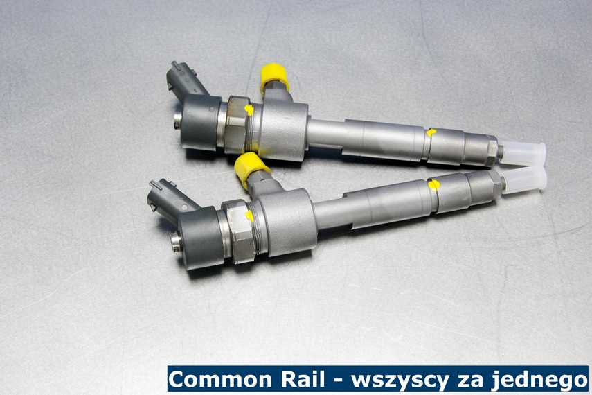 Common Rail - wszyscy za jednego Specyfika pracy wtryskiwaczy Common Rail (na zdjęciu) sprawia, że lepiej regenerować wszystkie wtryski