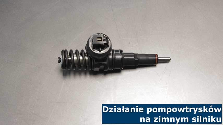 Działanie pompowtrysków na zimnym silniku Na zimnym silniku te pompowtryski działały nieprawidłowo