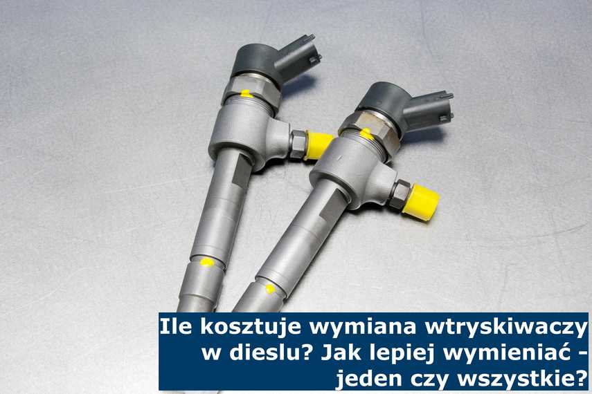 Ile kosztuje wymiana wtryskiwaczy w Dieslu? Jak lepiej wymieniać - jeden czy wszystkie? Auto z uszkodzonymi wtryskiwaczami musi trafić do serwisu