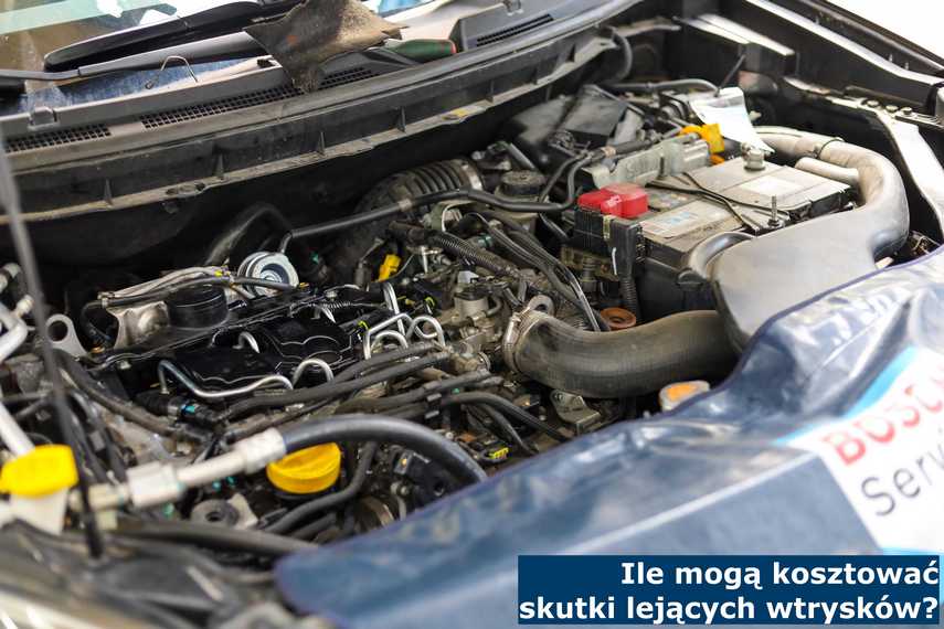 Ile mogą kosztować skutki lejących wtrysków? Skutki uszkodzenia wtryskiwaczy ze zdjęcia sprawiły, że silnik w samochodzie nie odpalał