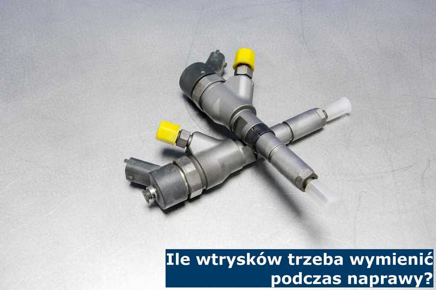 Ile wtrysków trzeba wymienić podczas naprawy? Wtryskiwacze po naprawie (na zdjęciu) trafią z powrotem do silnika