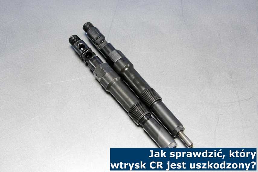 Jak sprawdzić, który wtrysk CR jest uszkodzony? Po sprawdzeniu, który wtrysk jest uszkodzony, wymontowano go i wysłano do pracowni do regeneracji