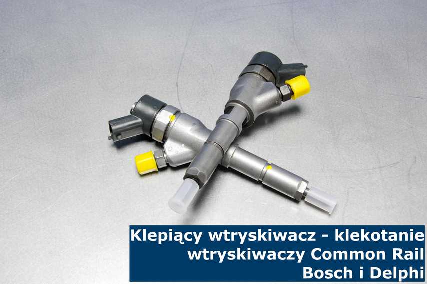 Klepiący wtryskiwacz - klekotanie wtryskiwaczy Common Rail Bosch i Delphi Odgłosy klekotania i metalicznego klepania świadczą o uszkodzeniu wtryskiwacza