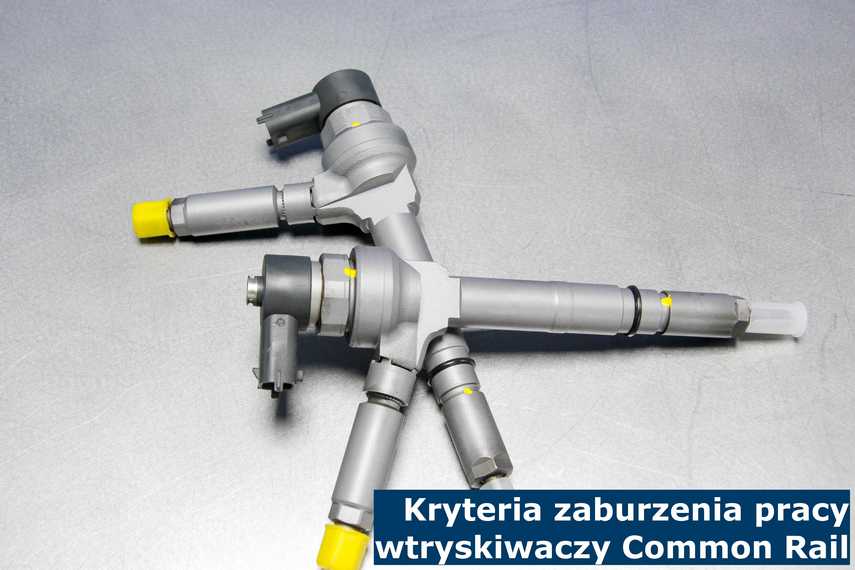 Kryteria zaburzenia pracy wtryskiwaczy Common Rail Zaburzona praca wtryskiwacza doprowadzi prędzej czy później do uszkodzenia innych układów